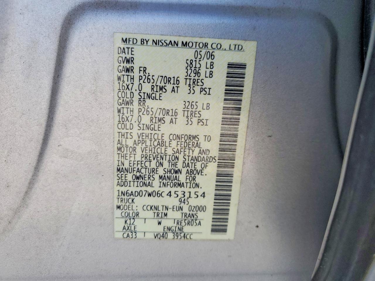Nissan Frontier Se