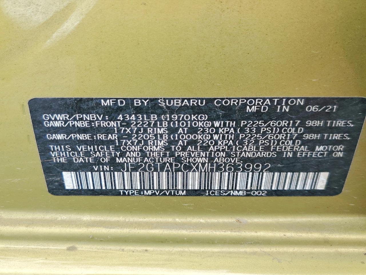 Subaru Crosstrek Premium