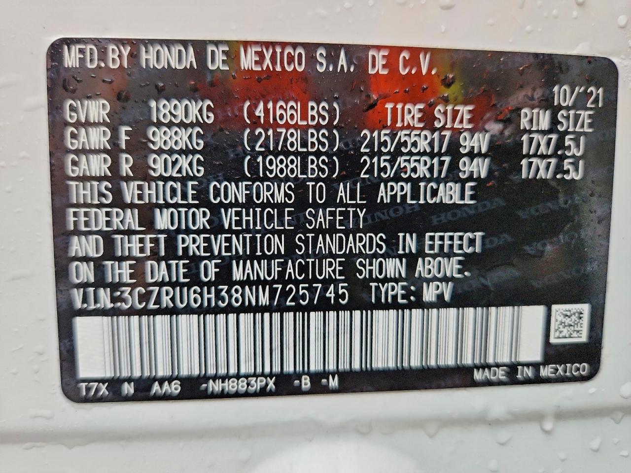 Honda HR-V Lx