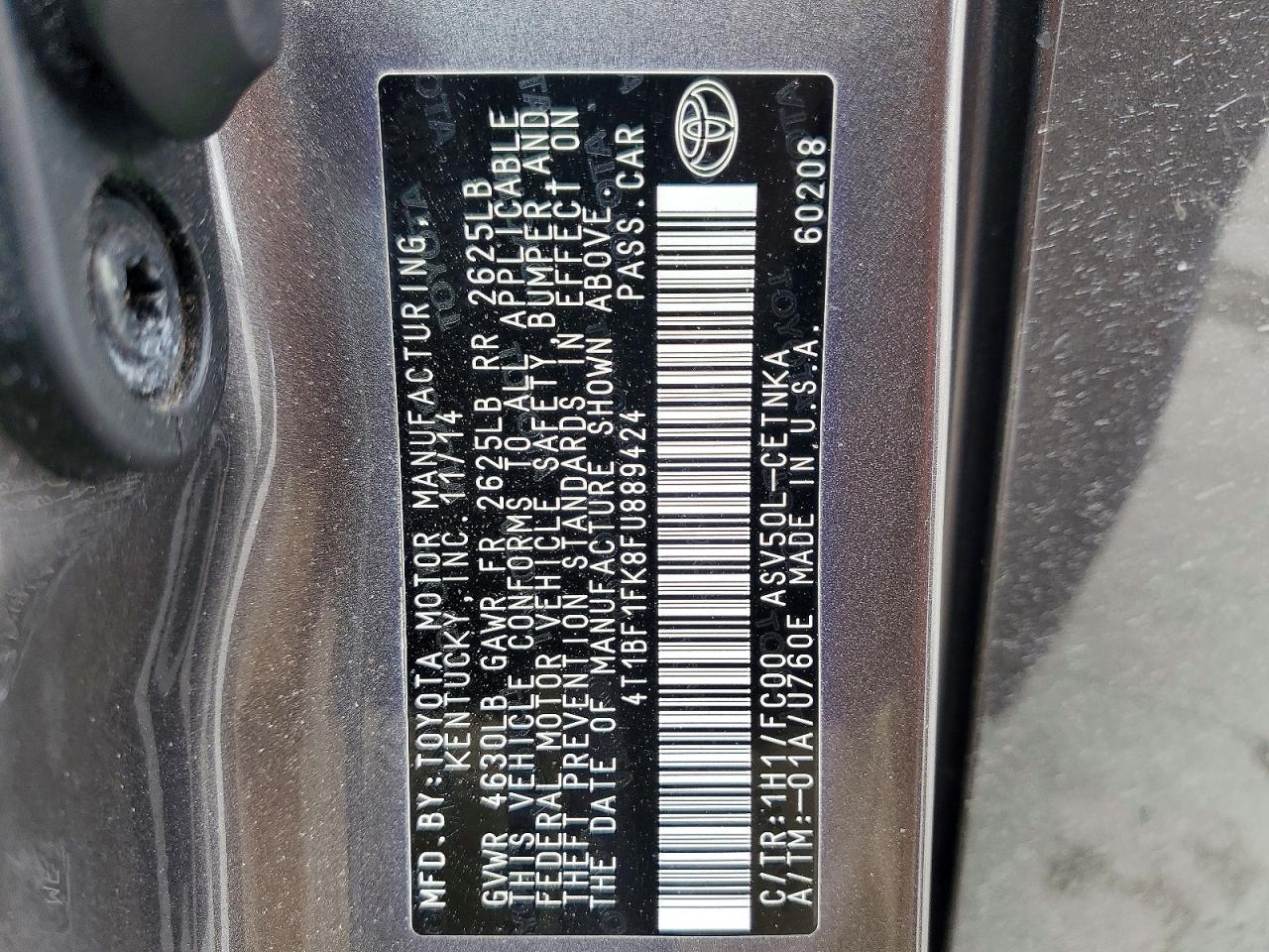 Toyota Camry Le