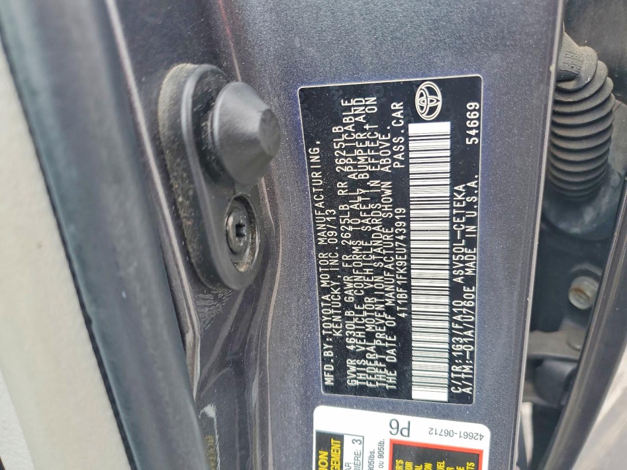 Toyota Camry L