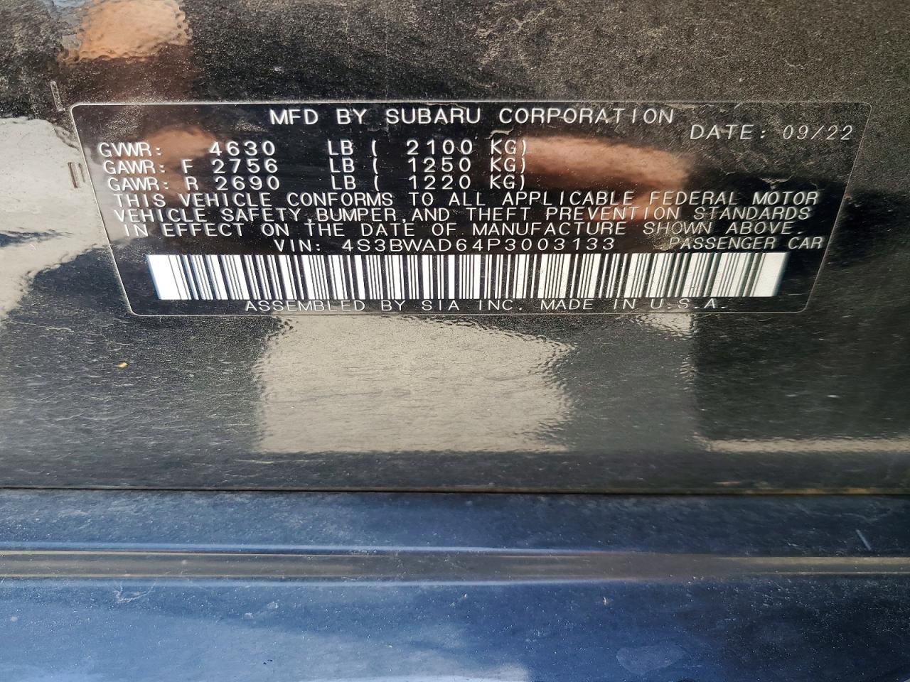 Subaru Legacy Premium