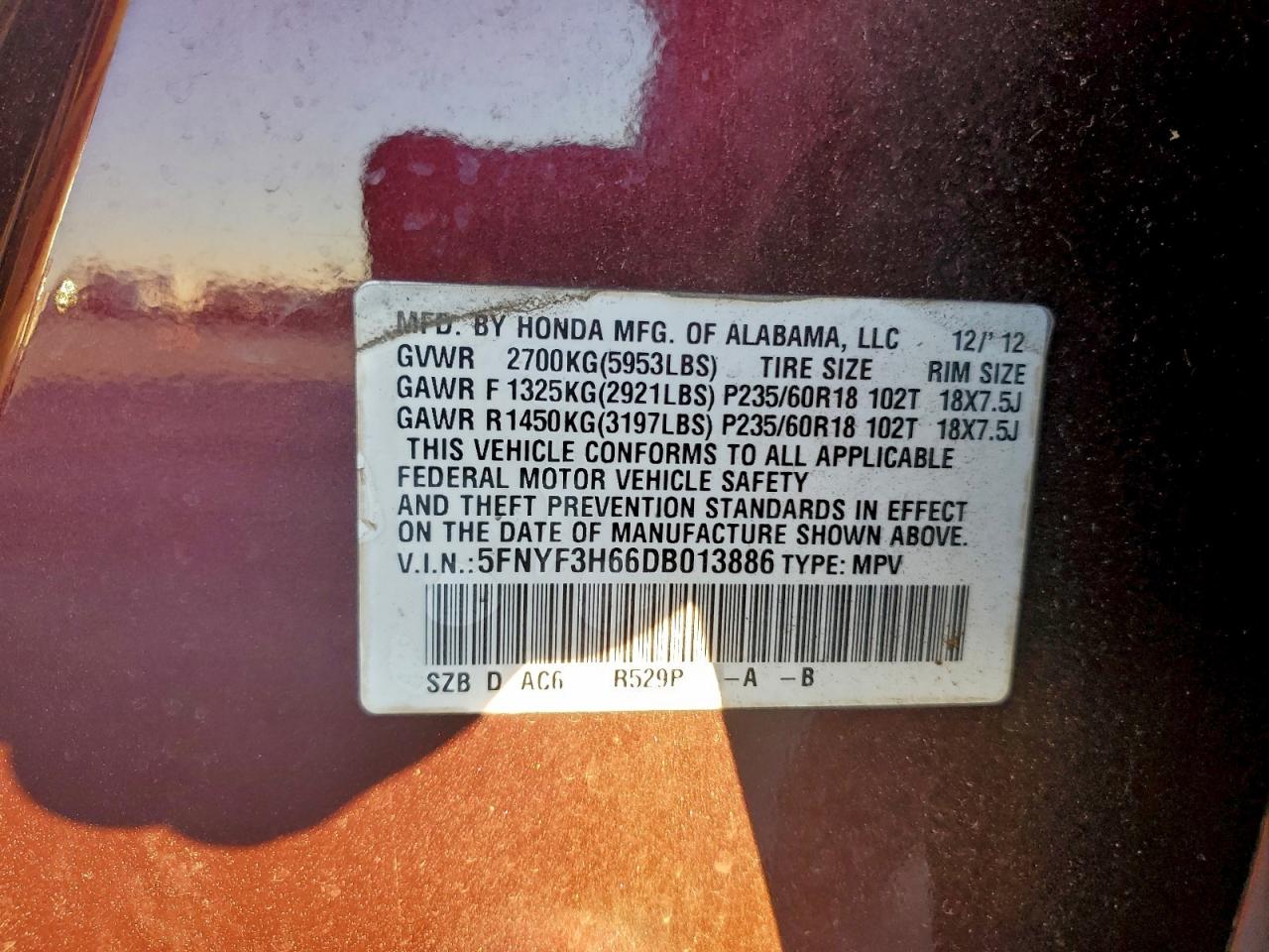 Honda Pilot Exl