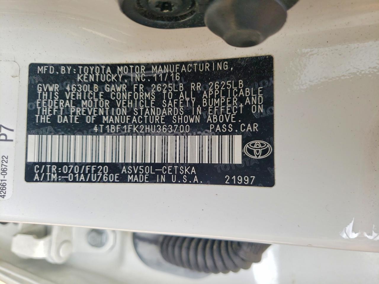 Toyota Camry Se