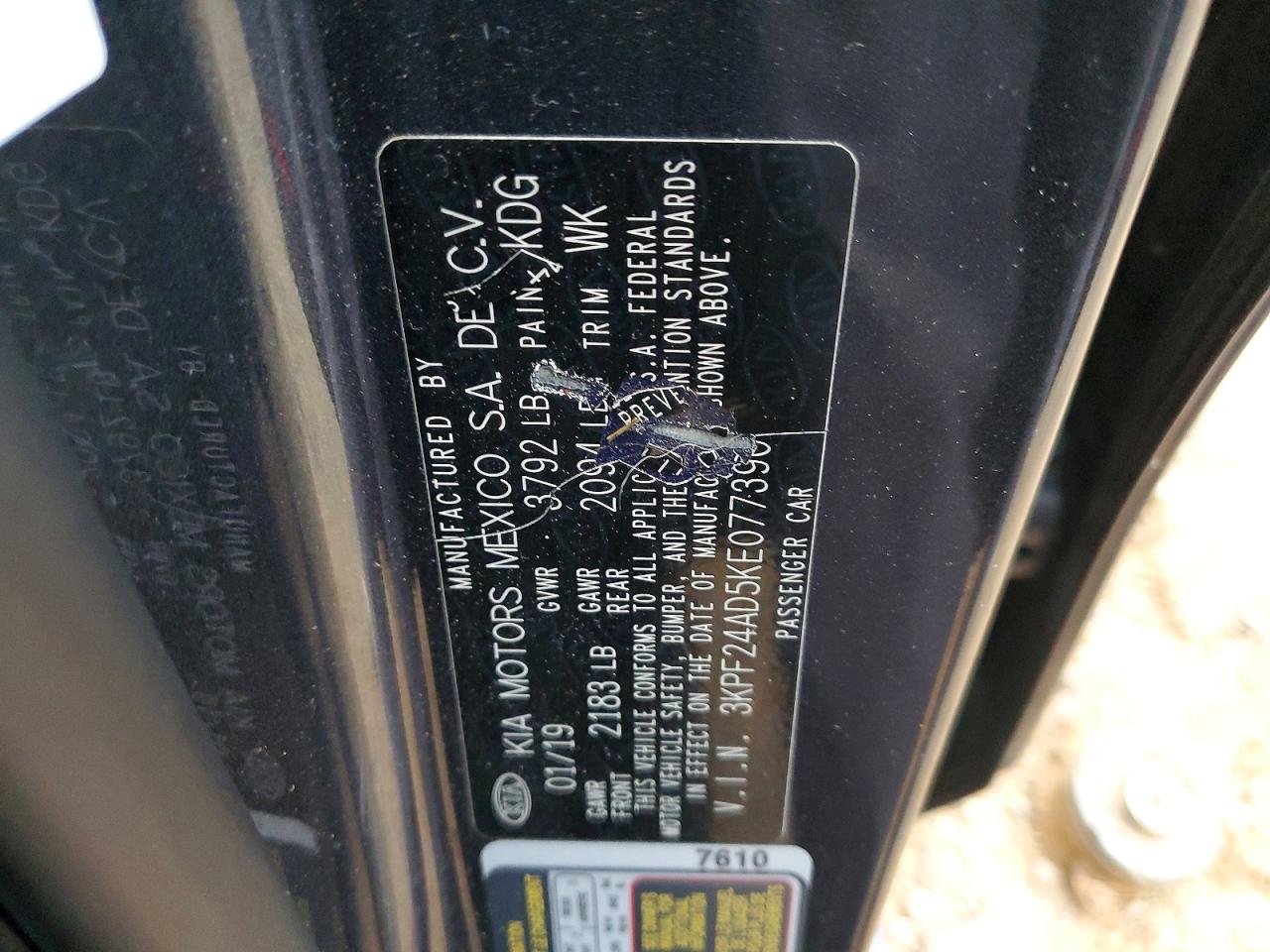 Kia Forte Lxs