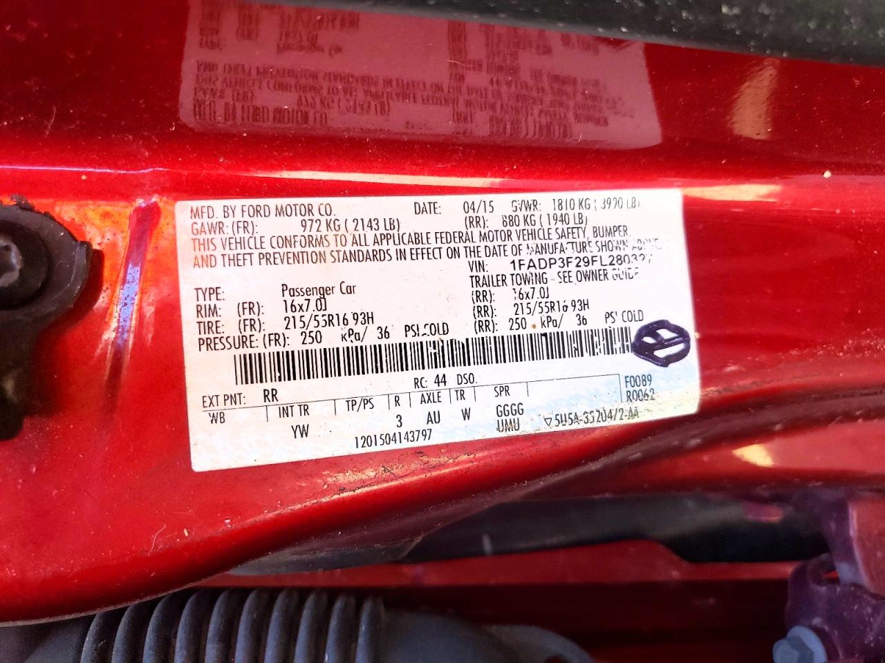 Ford Focus Se