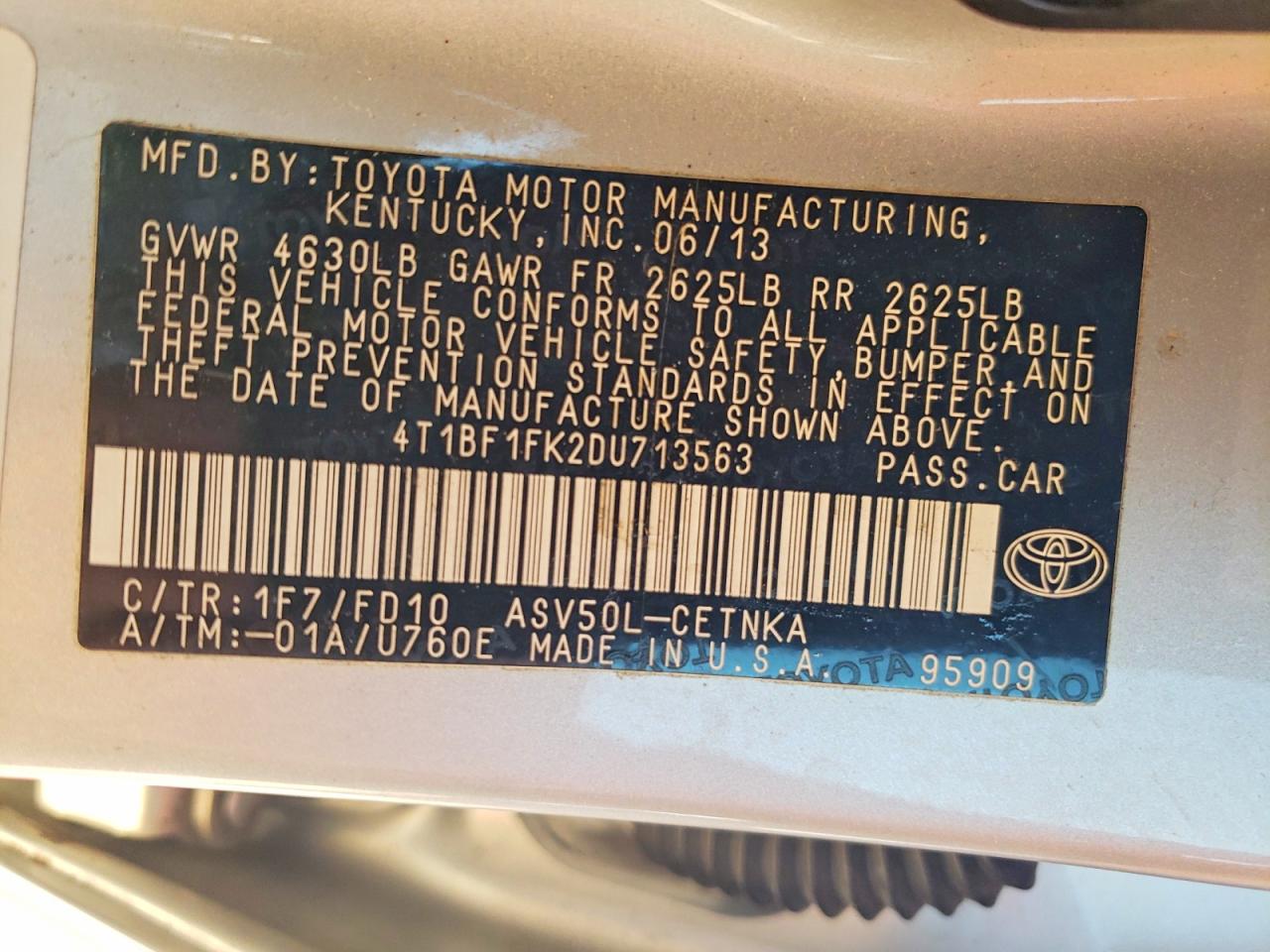 Toyota Camry Le