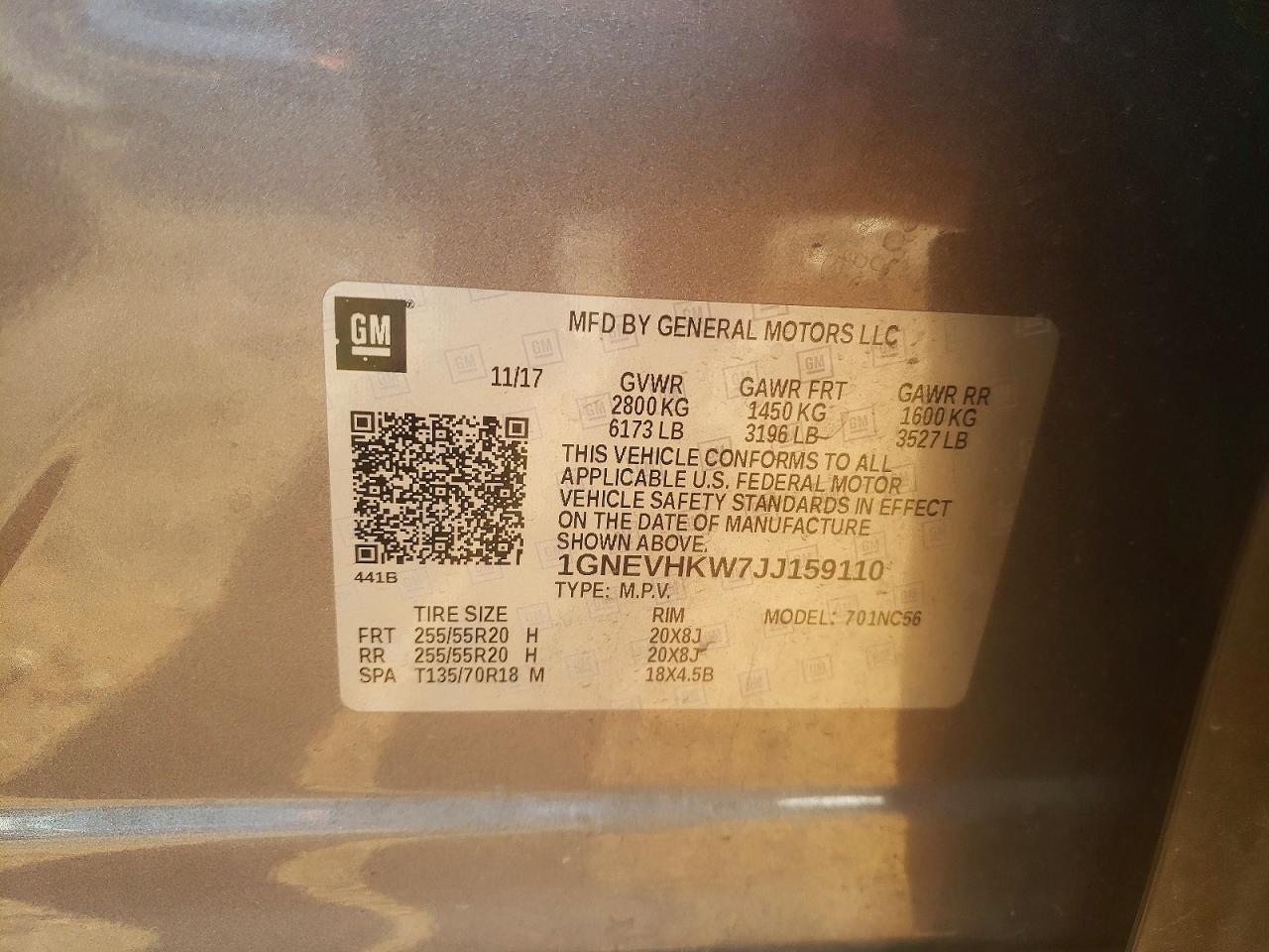 Chevrolet Traverse Lt