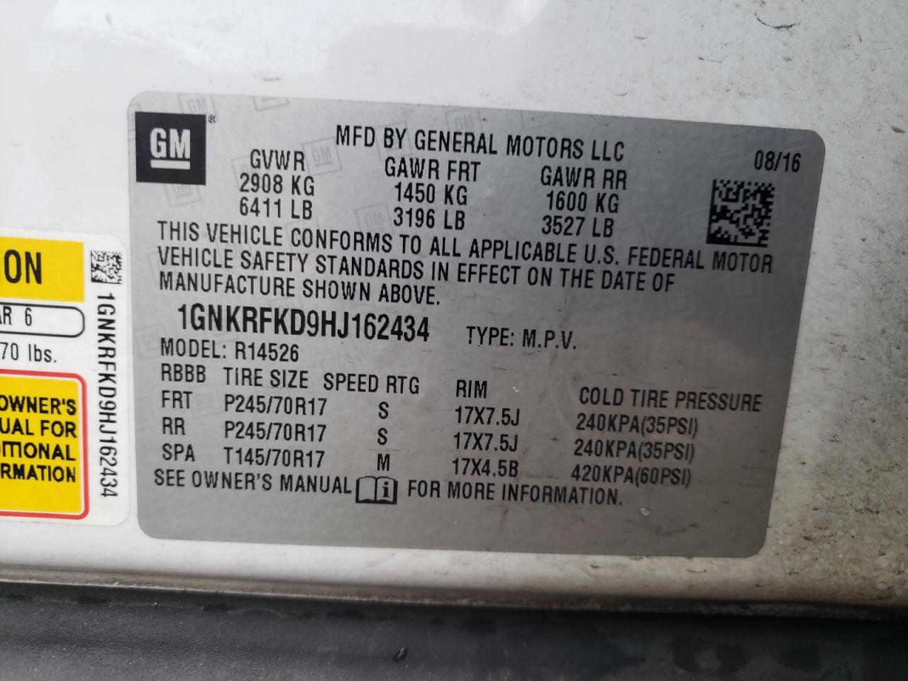 Chevrolet Traverse Ls