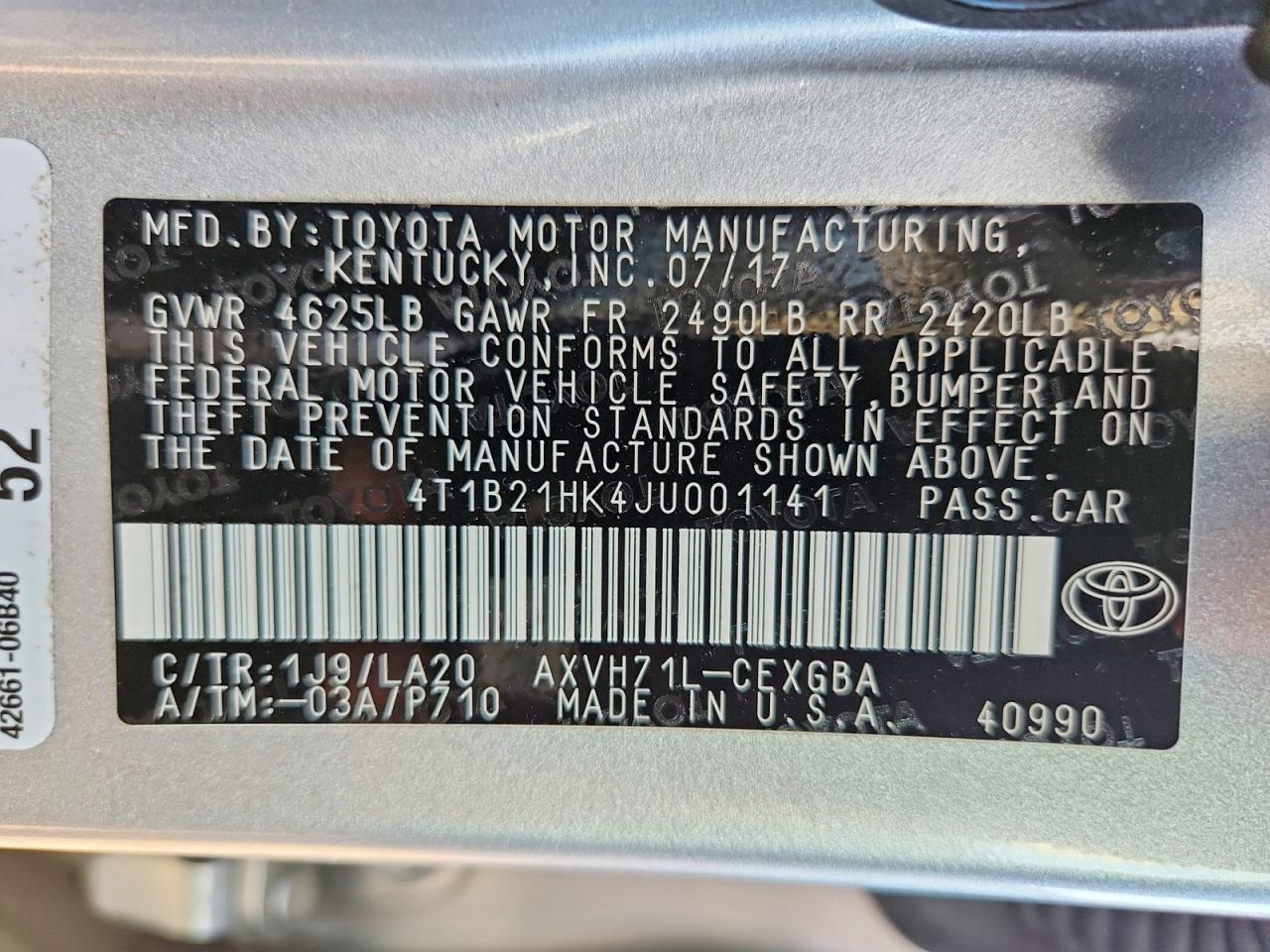 Toyota Camry Xle