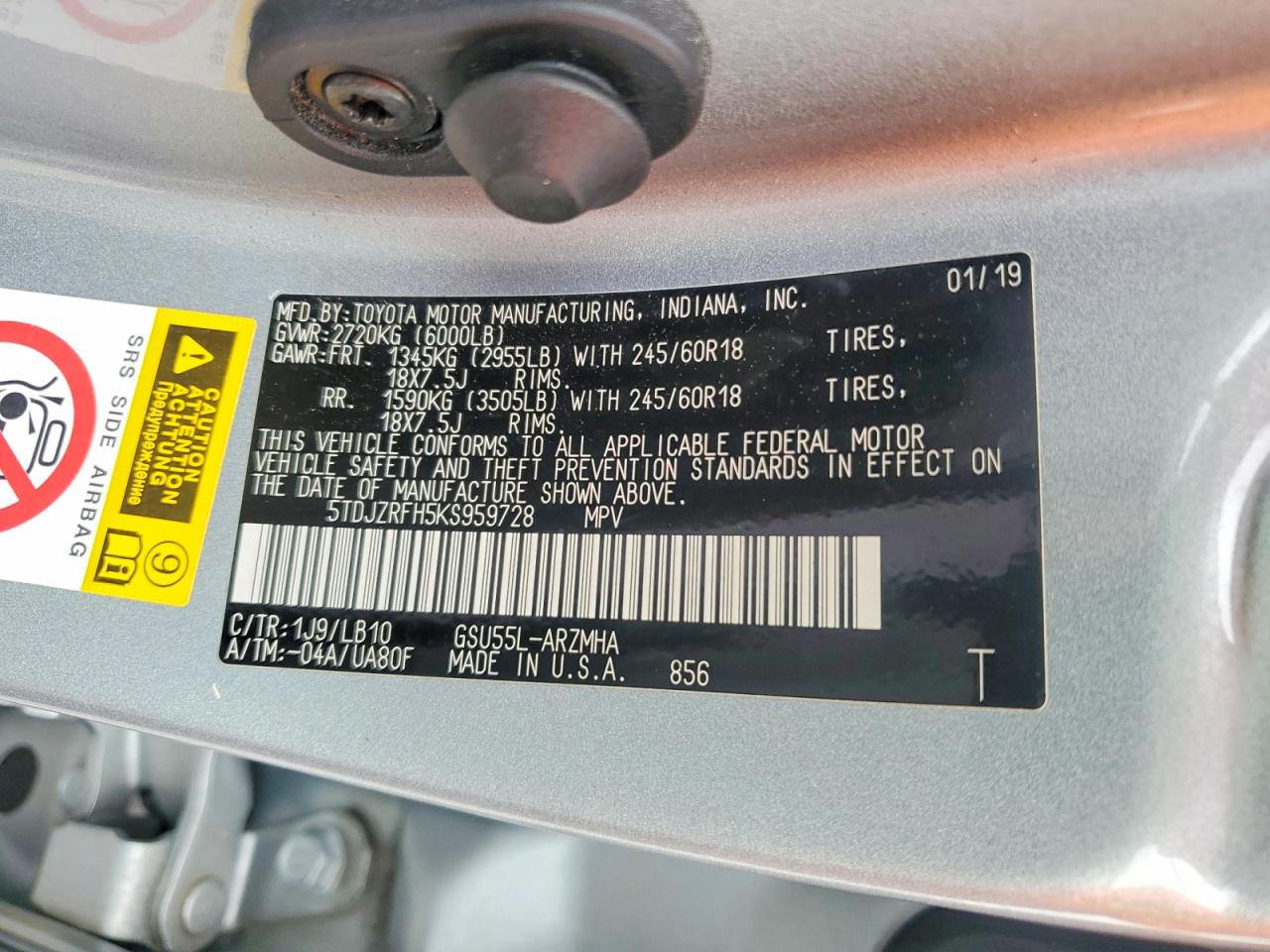 Toyota Highlander Xle