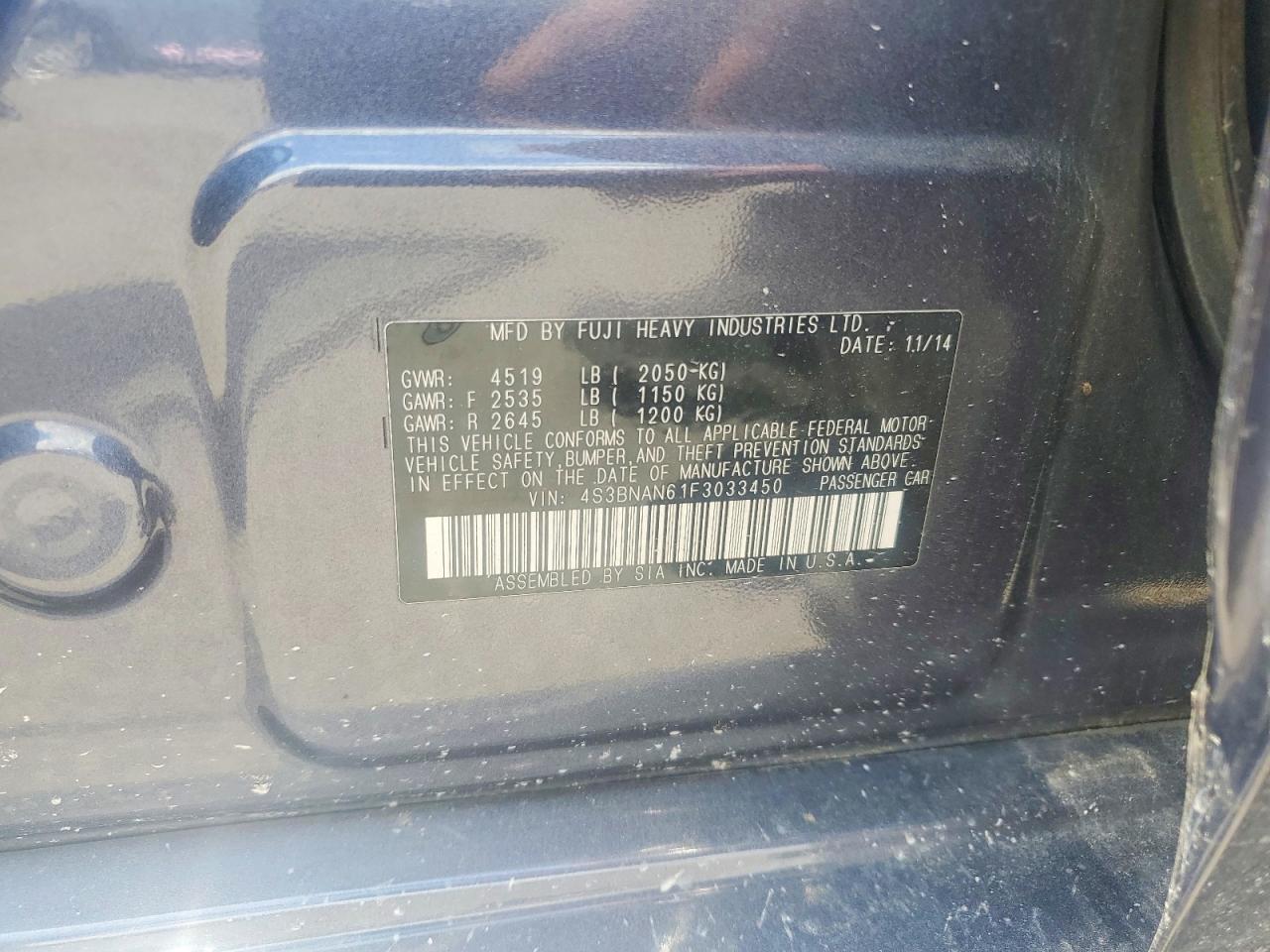 Subaru Legacy 2.5i Limited