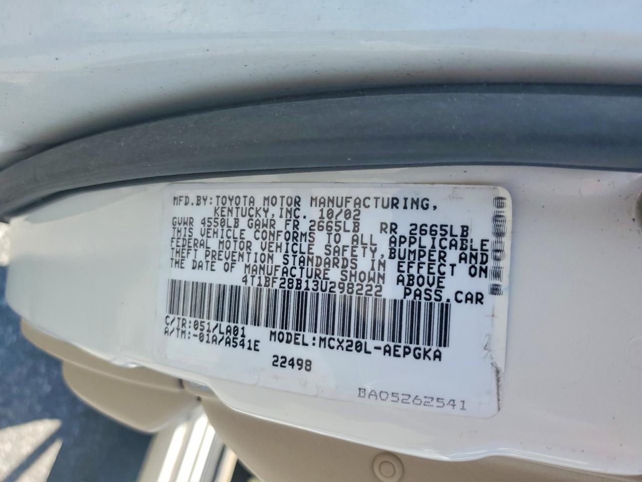 Toyota Avalon Xls