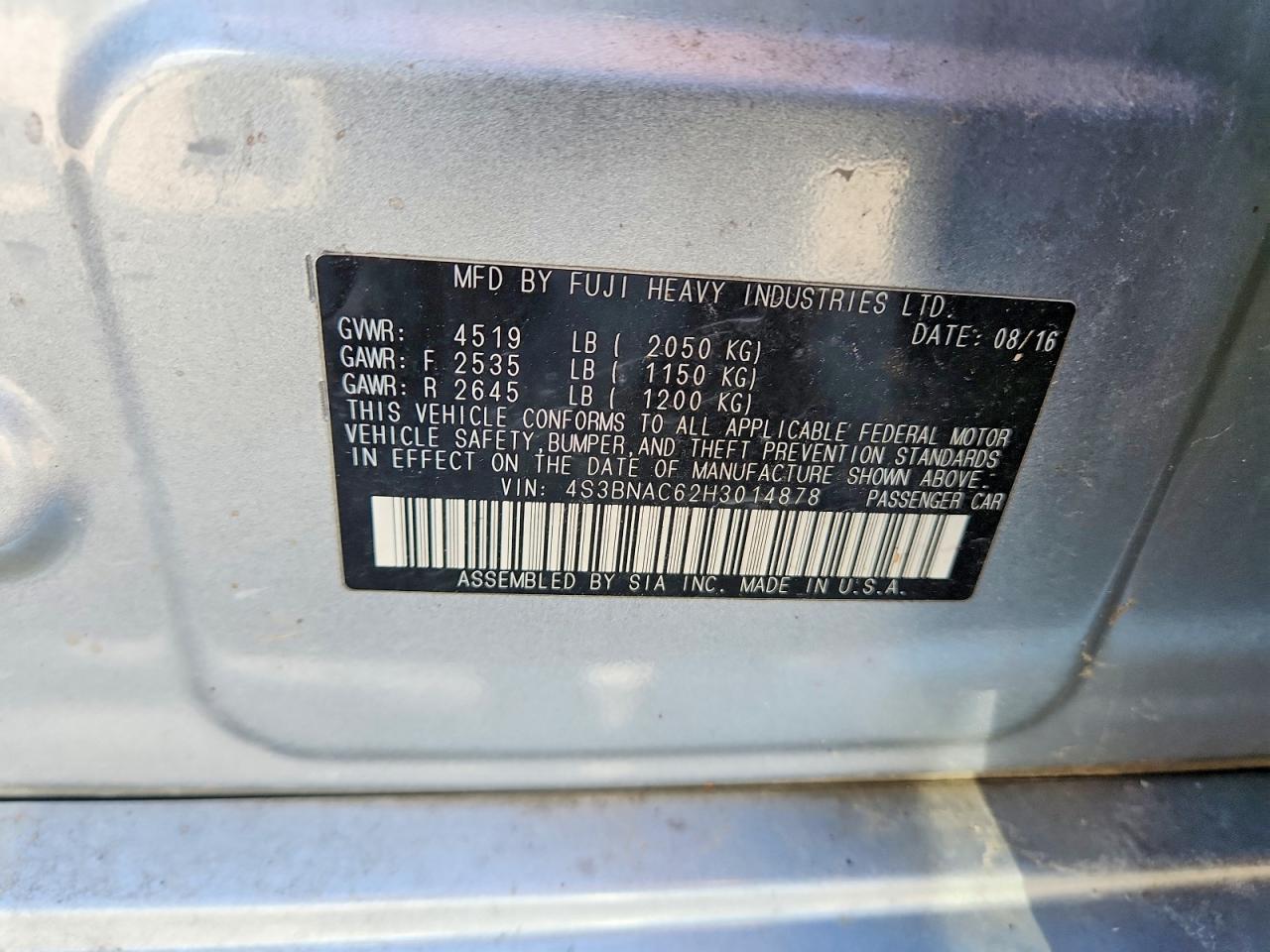 Subaru Legacy 2.5i Premium