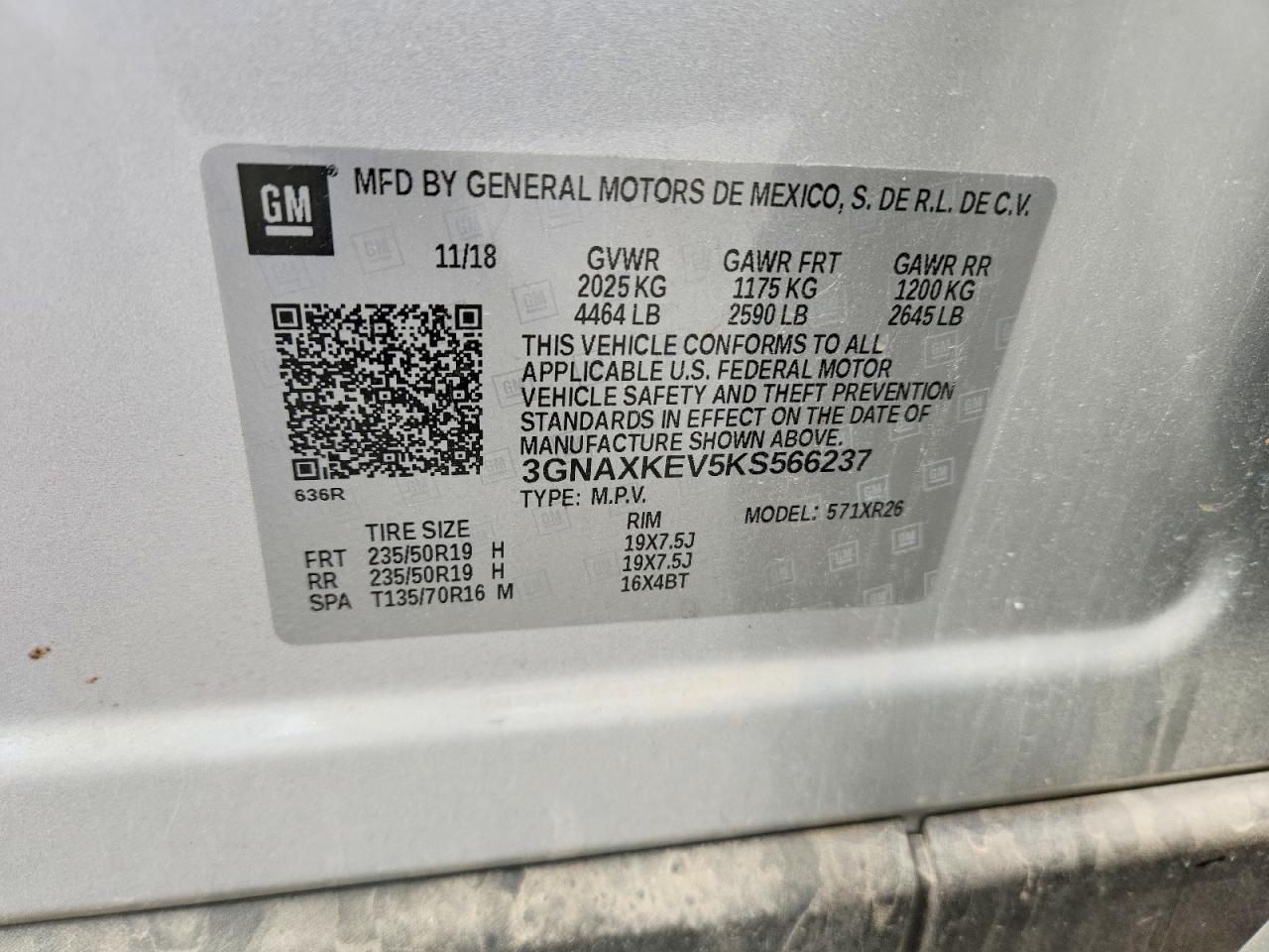 Chevrolet Equinox Lt