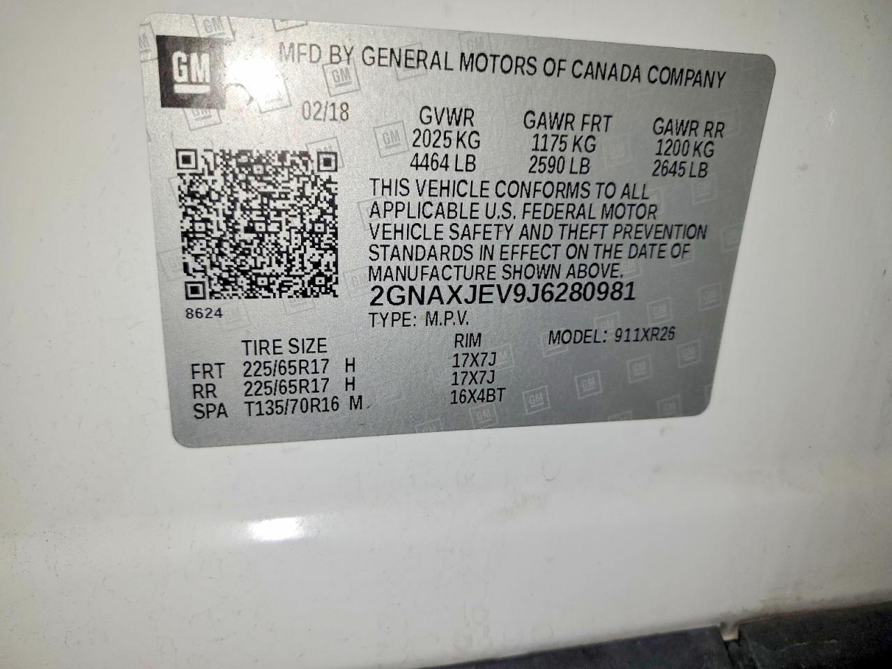 Chevrolet Equinox Lt