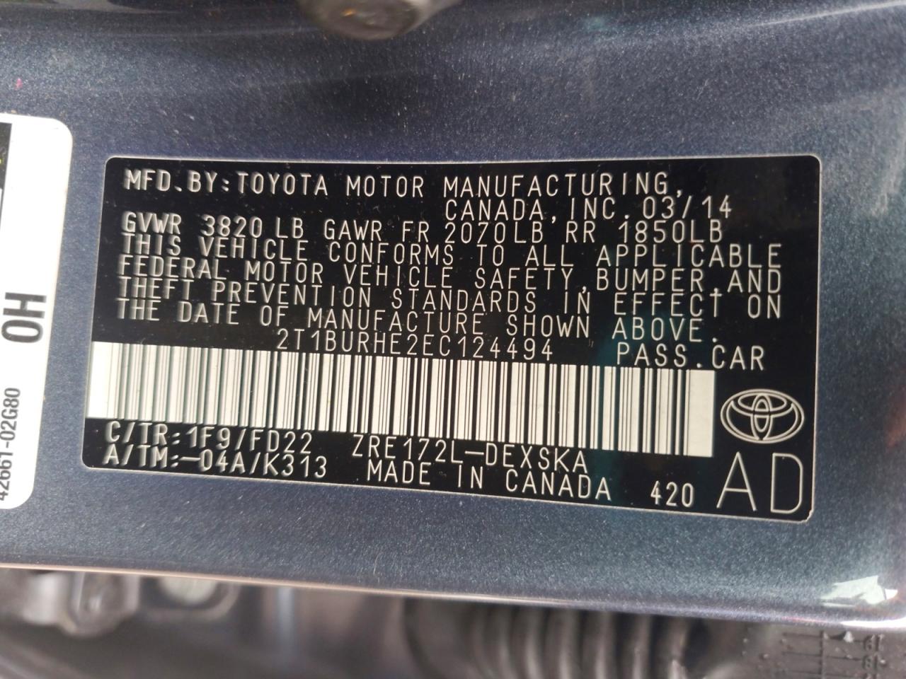 Toyota Corolla S Plus