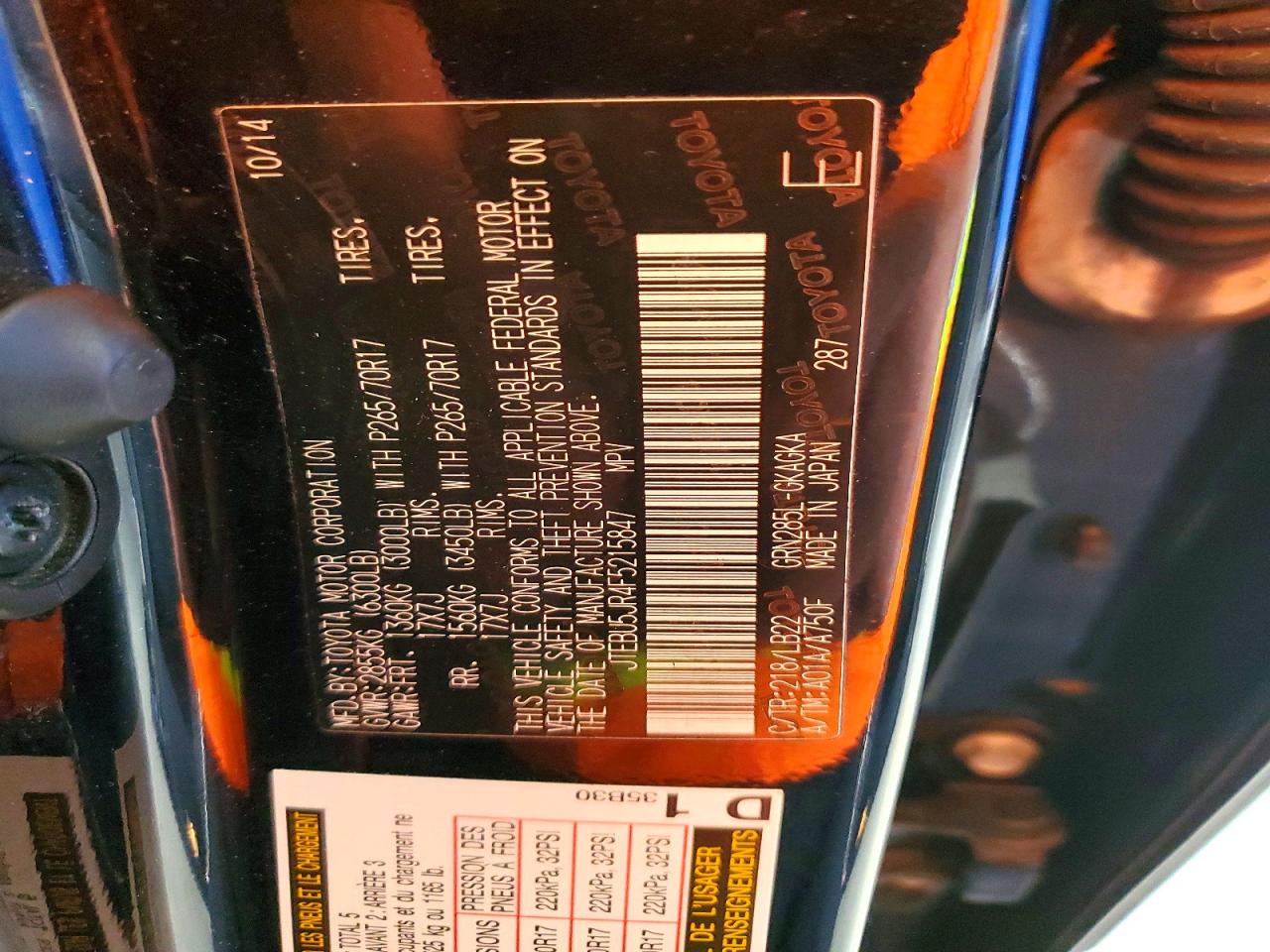 Toyota 4Runner Sr5 Premium