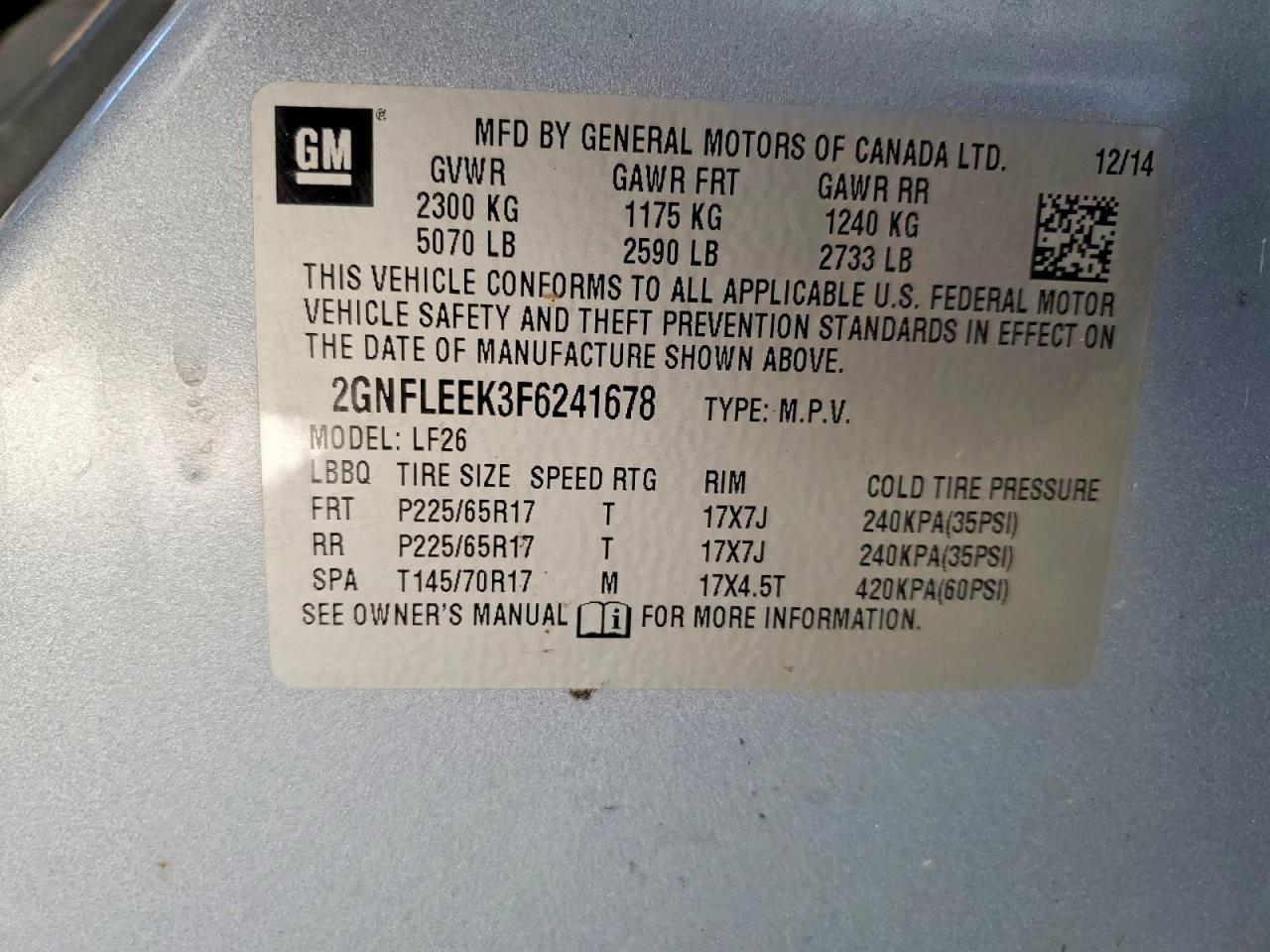 Chevrolet Equinox Ls