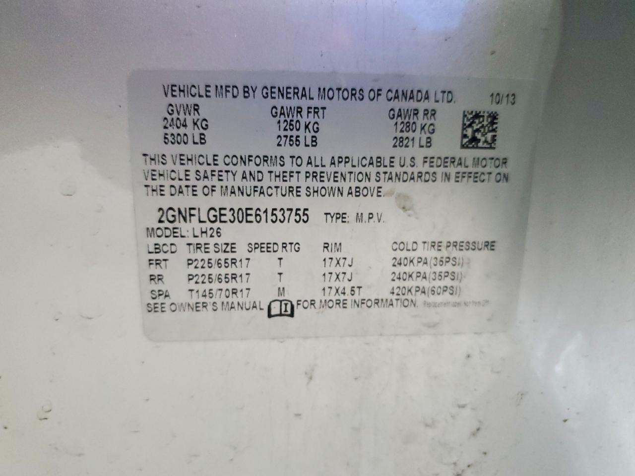 Chevrolet Equinox Lt