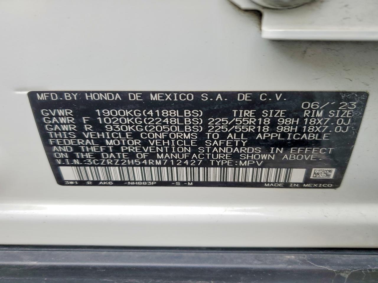 Honda Hr-v Sport Sport