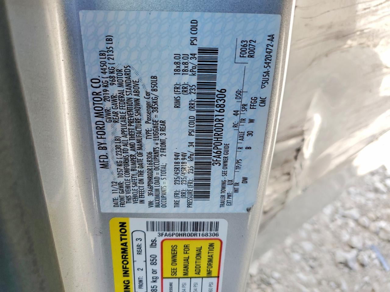 Ford Fusion Se