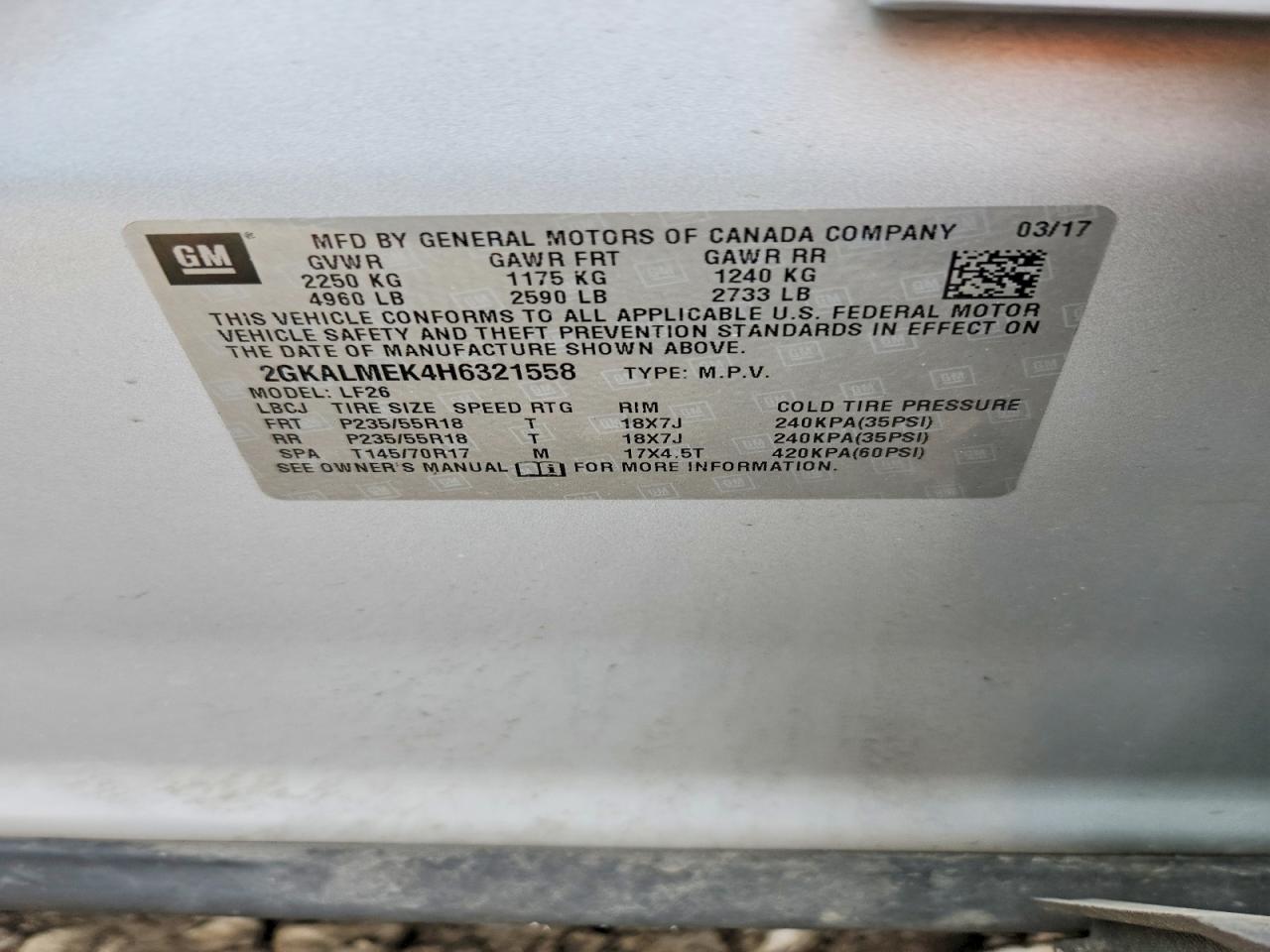 GMC Terrain Sle