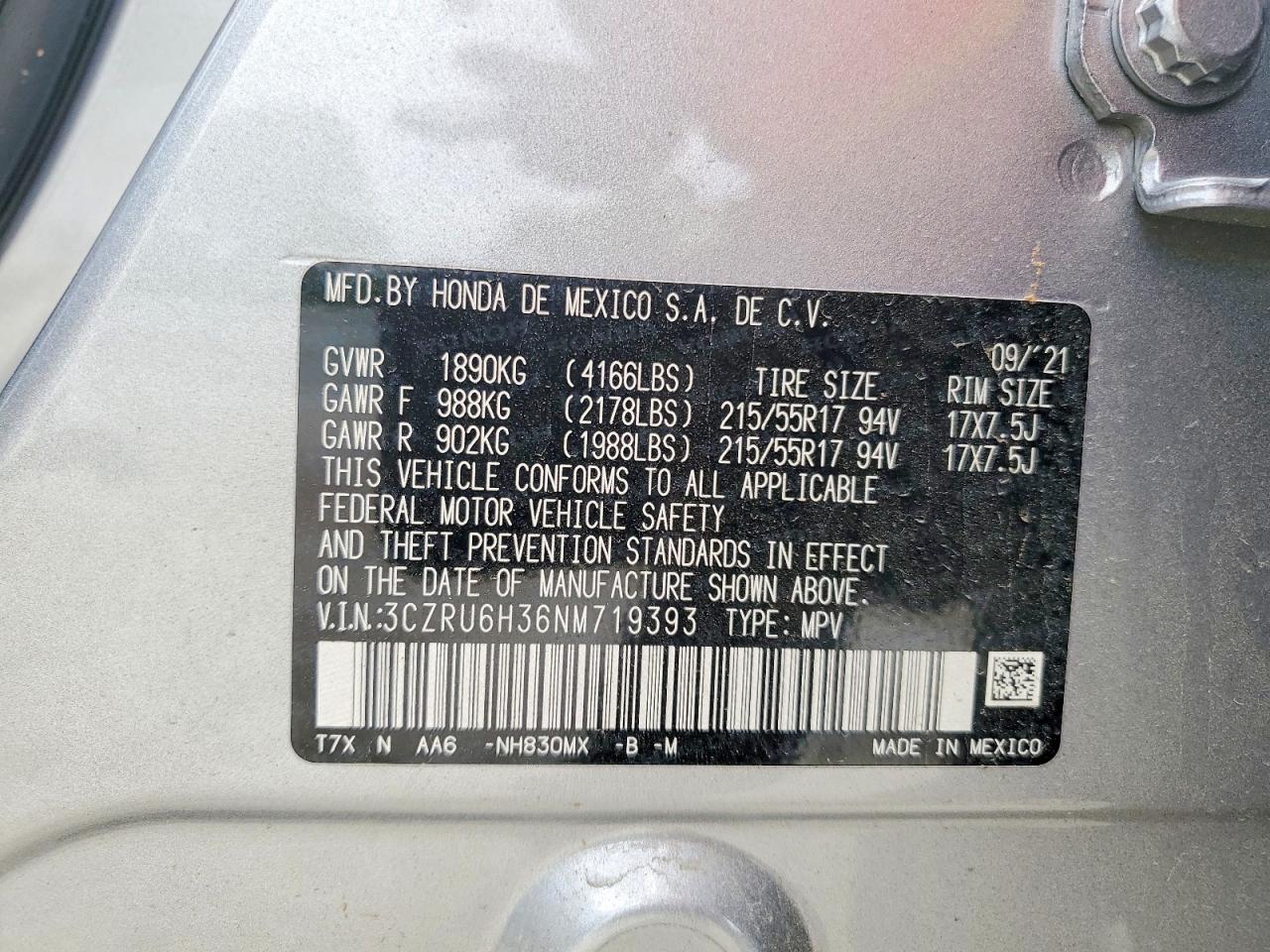 Honda HR-V Lx