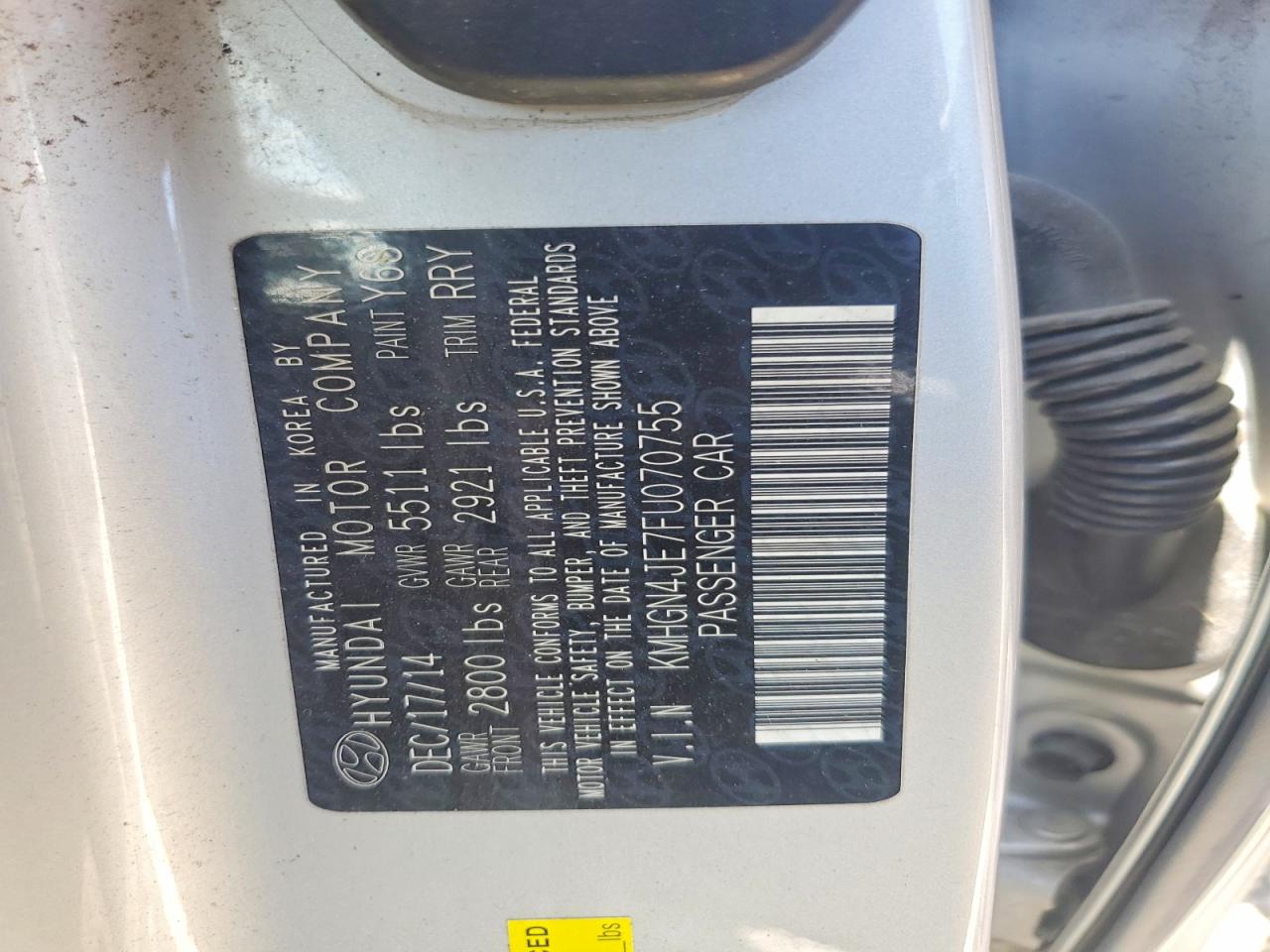 Hyundai Genesis 3.8l