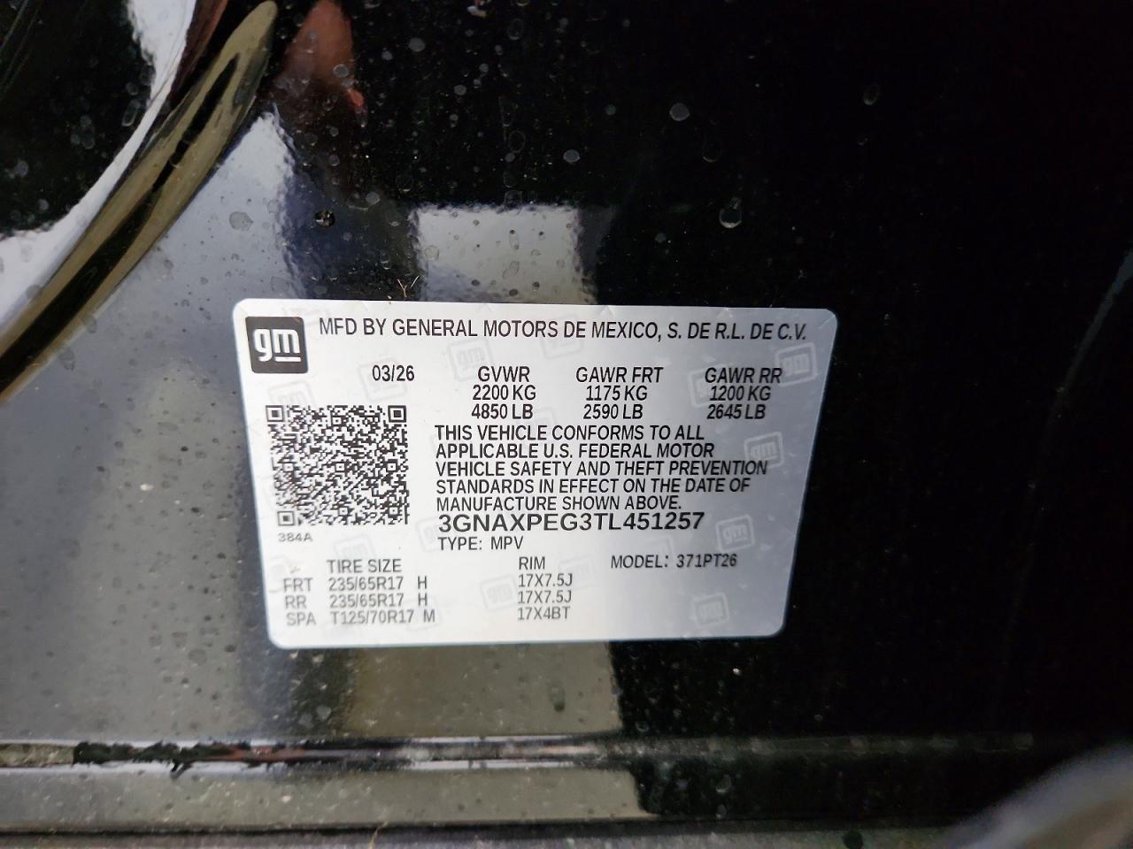 Chevrolet Equinox Lt