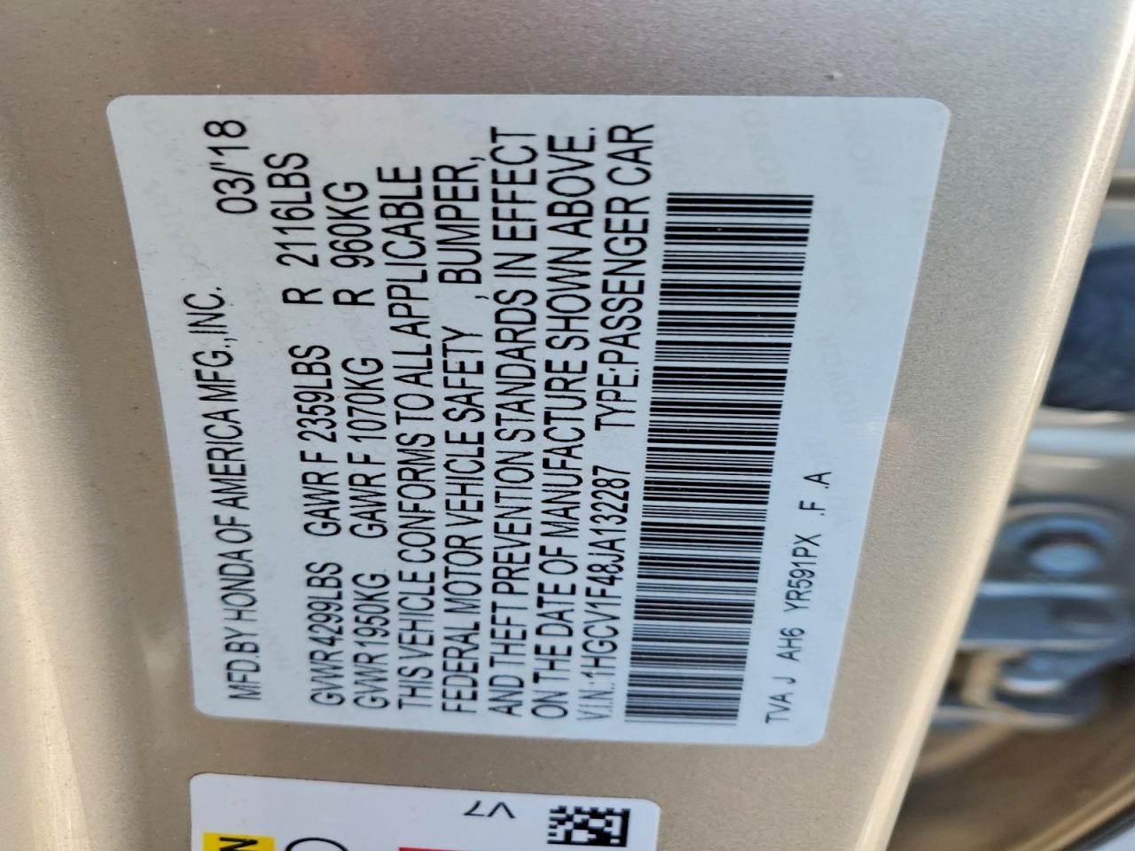 Honda Accord Ex