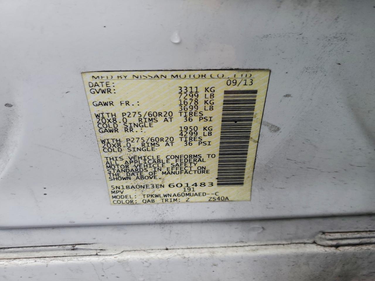 Nissan Armada Platinum