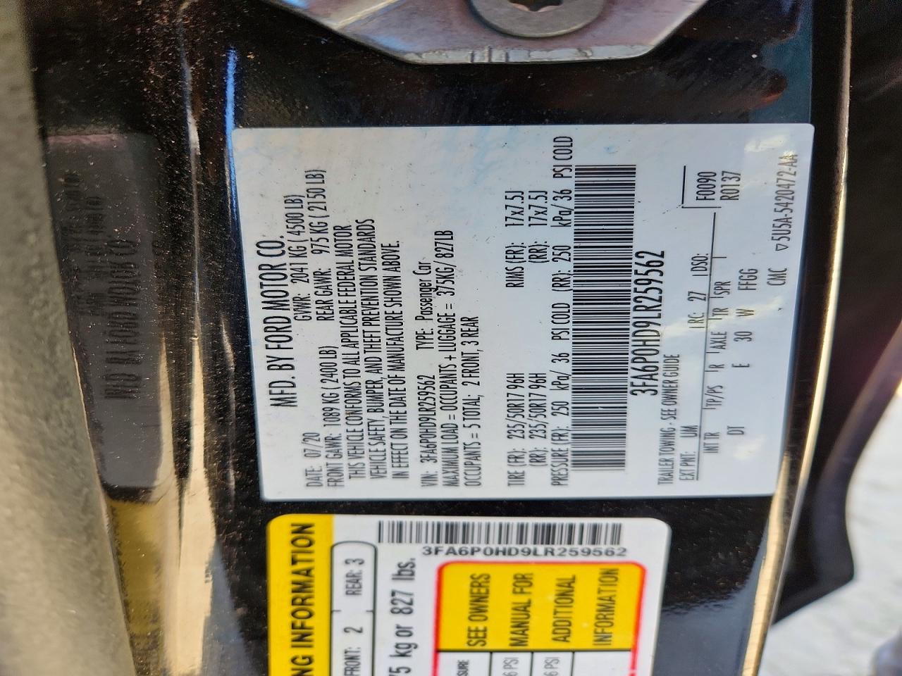 Ford Fusion Se