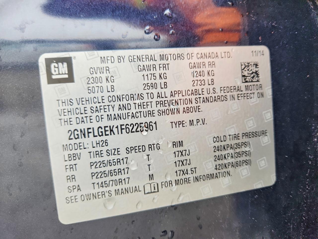 Chevrolet Equinox Lt