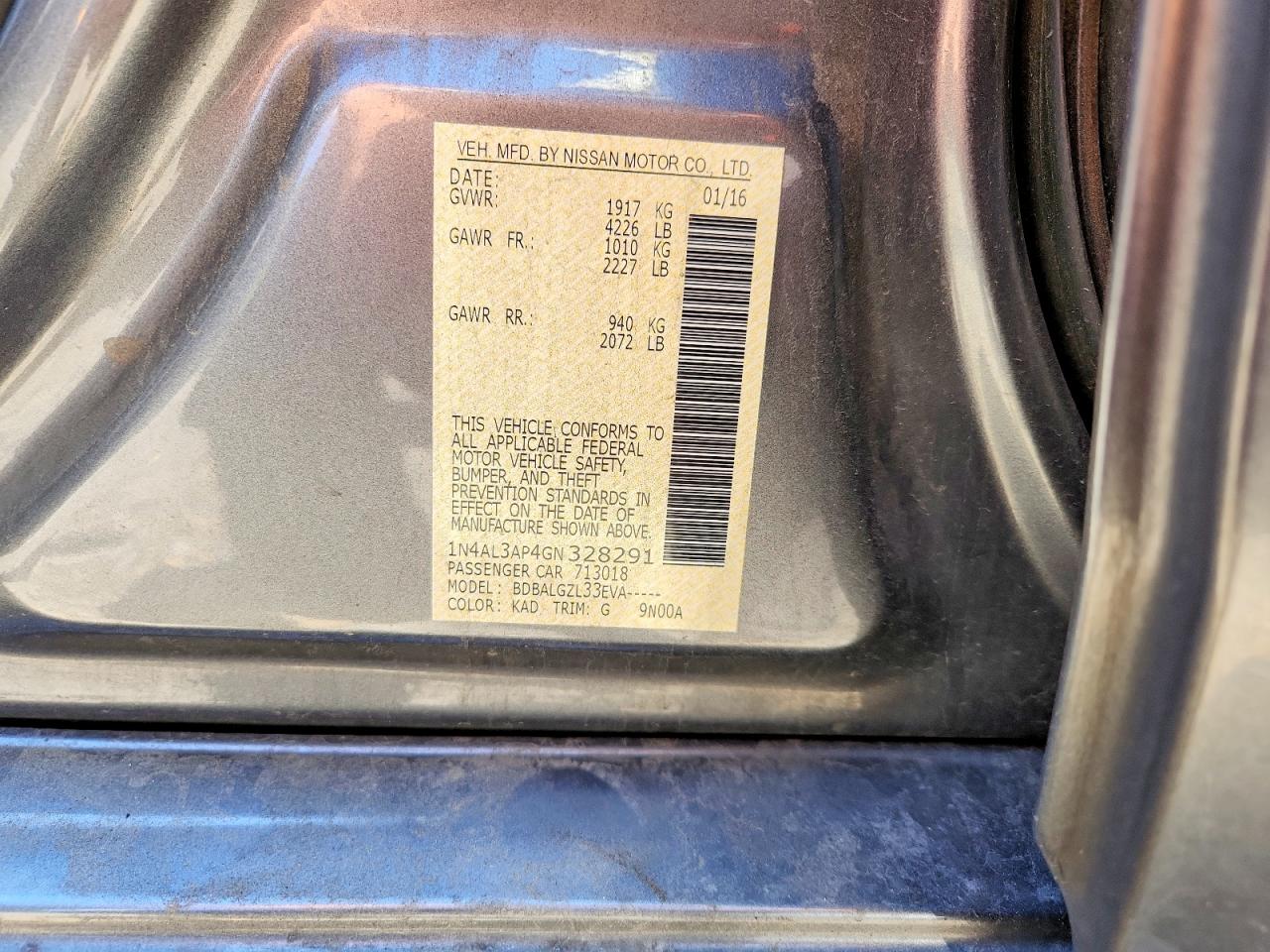 Nissan Altima 2.5 S