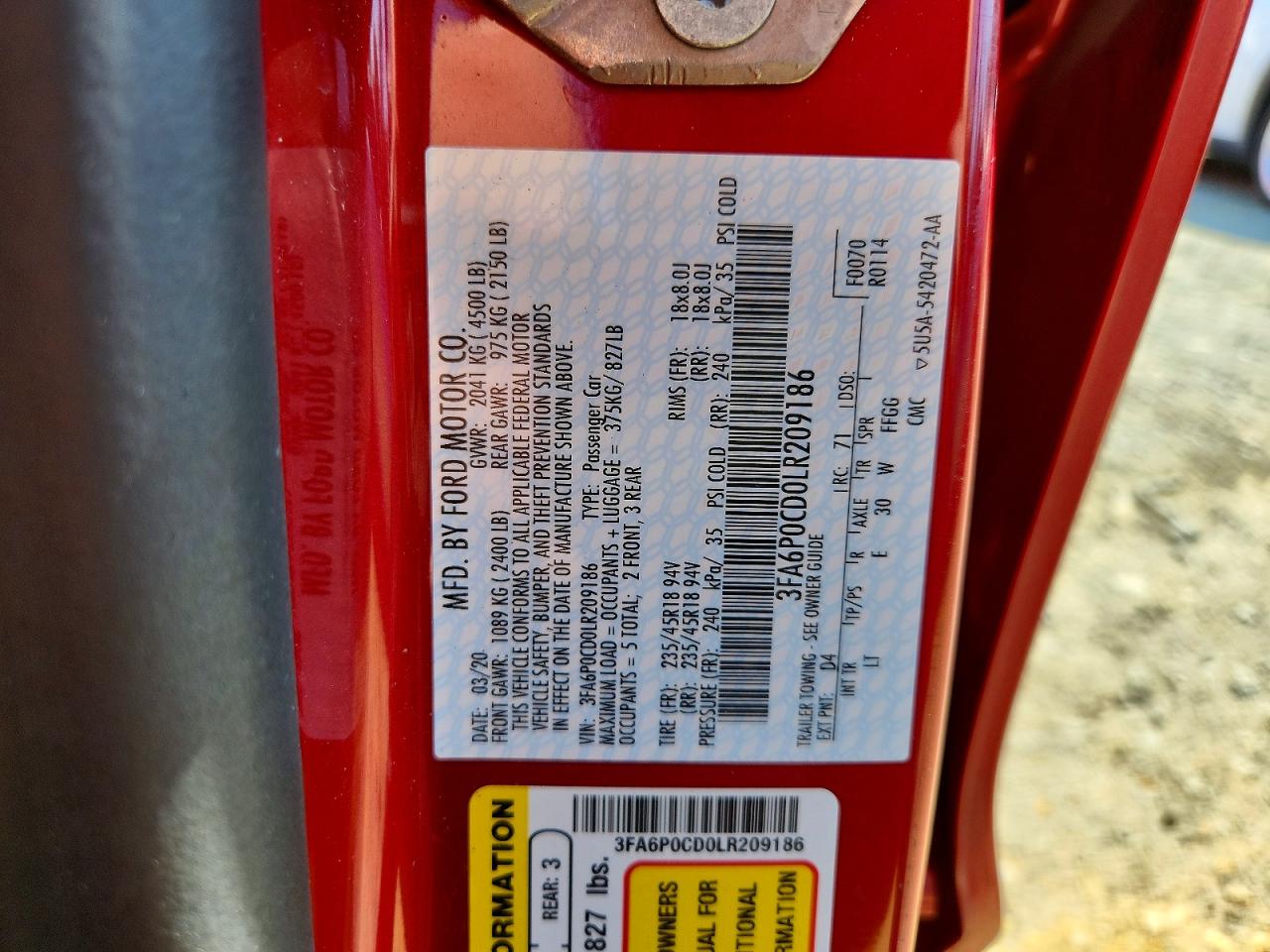 Ford Fusion Sel