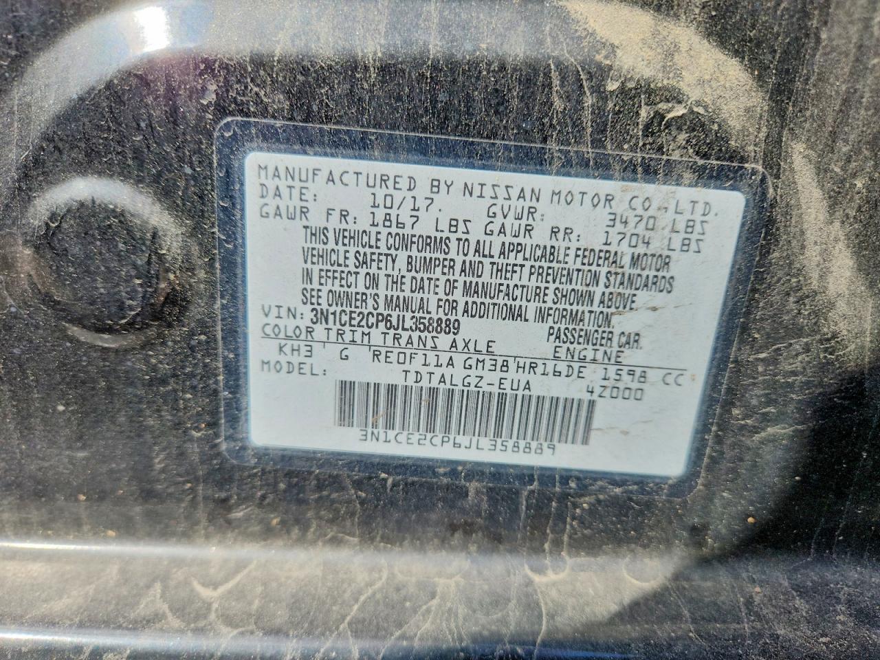 Nissan Versa Sr