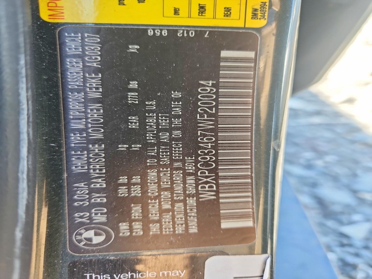 BMW X Series 3.0si