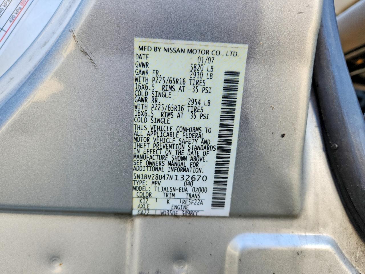 Nissan Quest 3.5