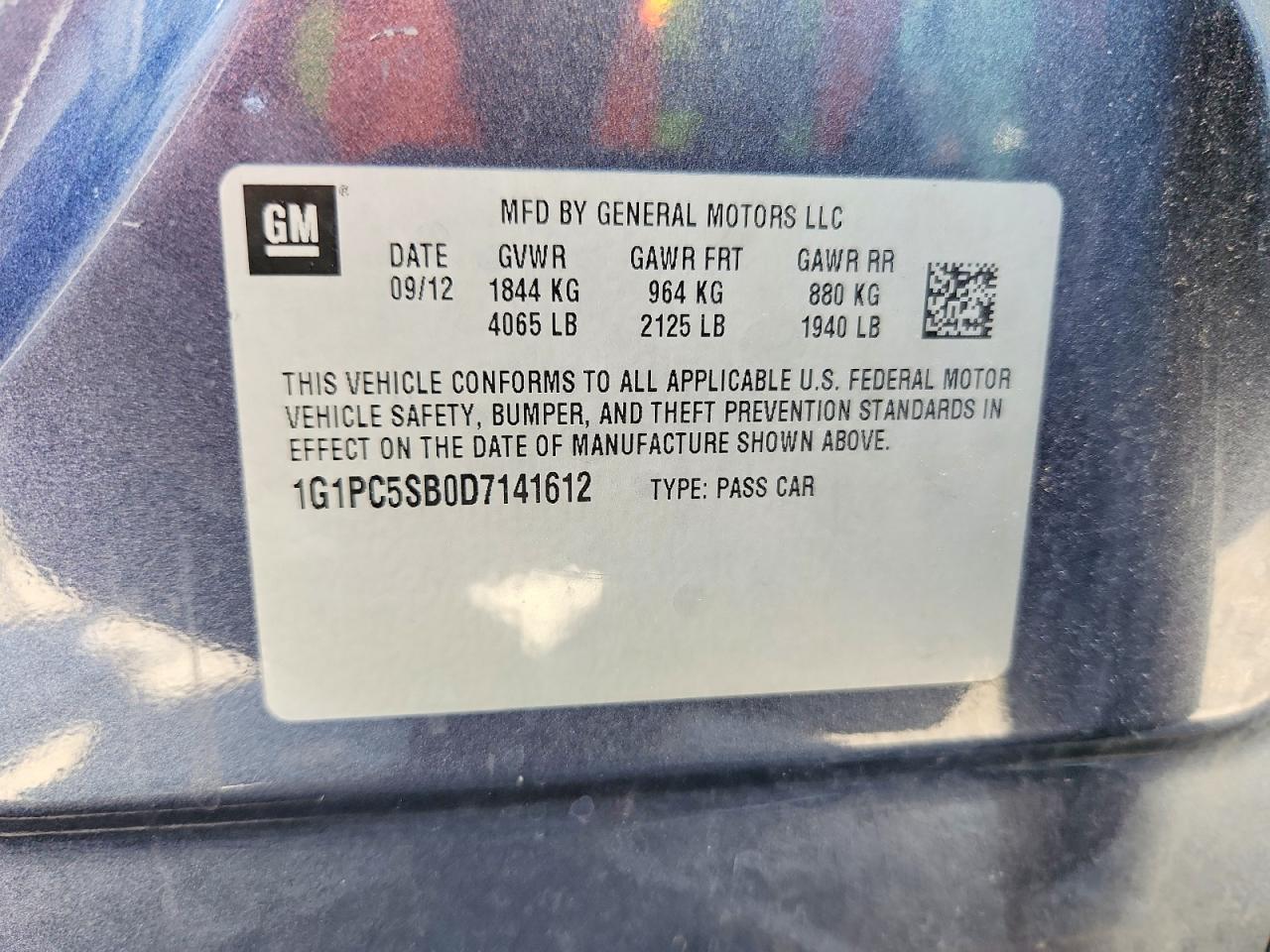 Chevrolet Cruze Lt
