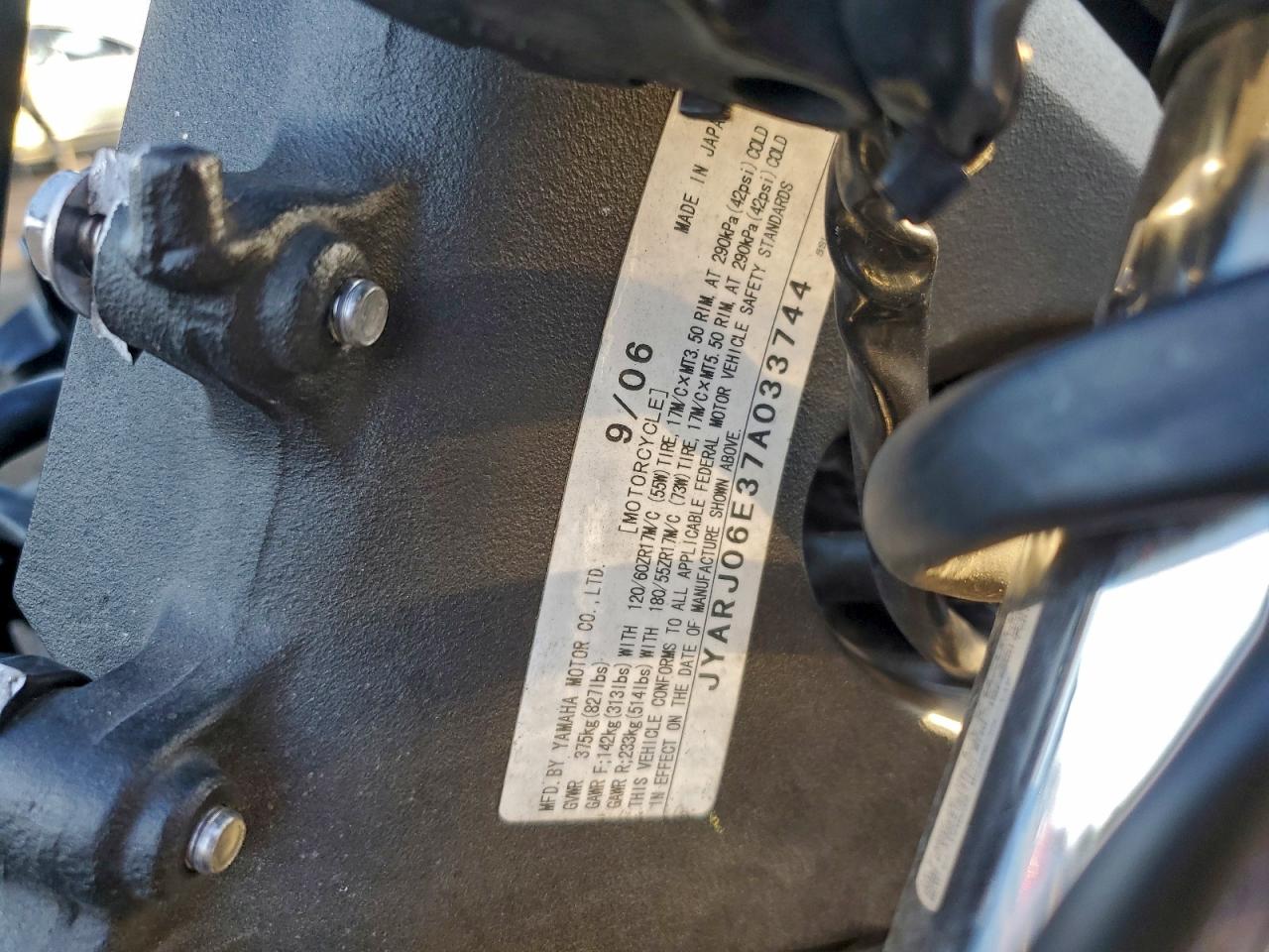 Yamaha Yzfr6 S S