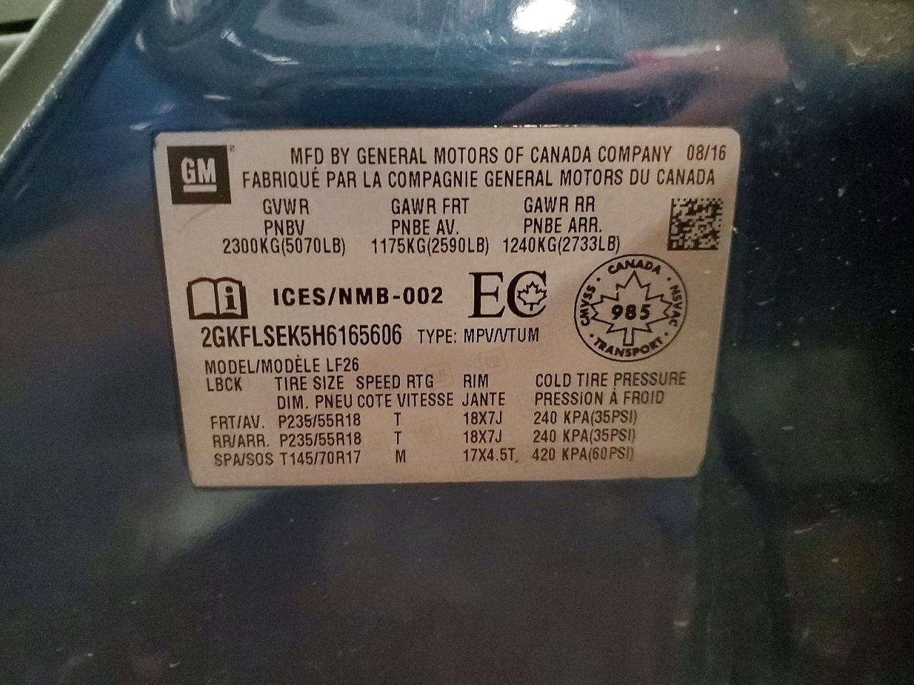 GMC Terrain Sle