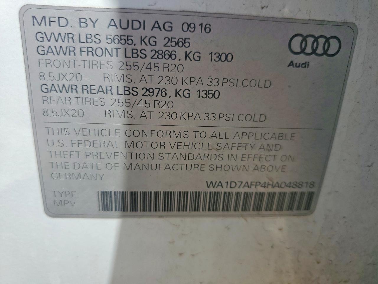 Audi Q5 Premium Plus S-line