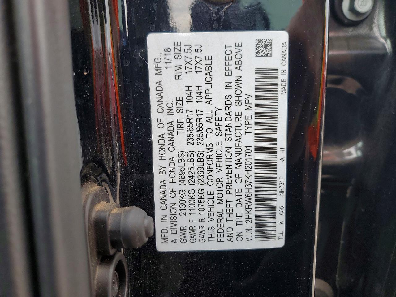 Honda Crv Lx
