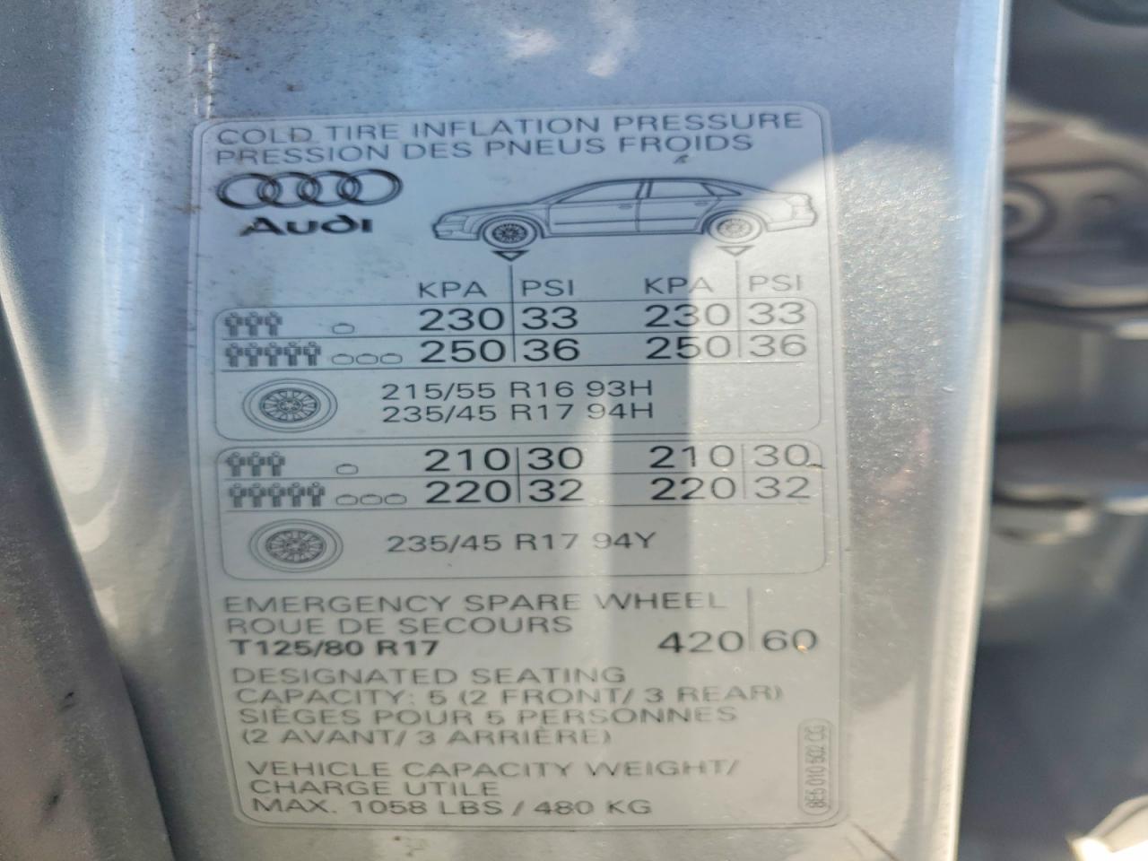 Audi A4 2.0t Quattro