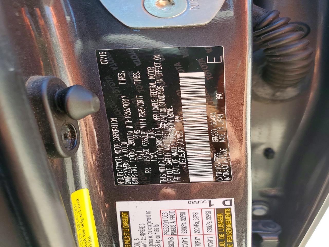 Toyota 4Runner Sr5