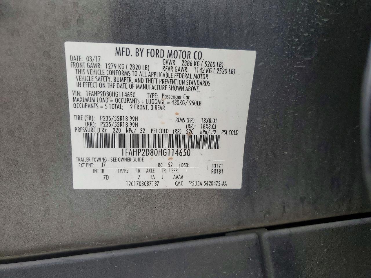 Ford Taurus Se