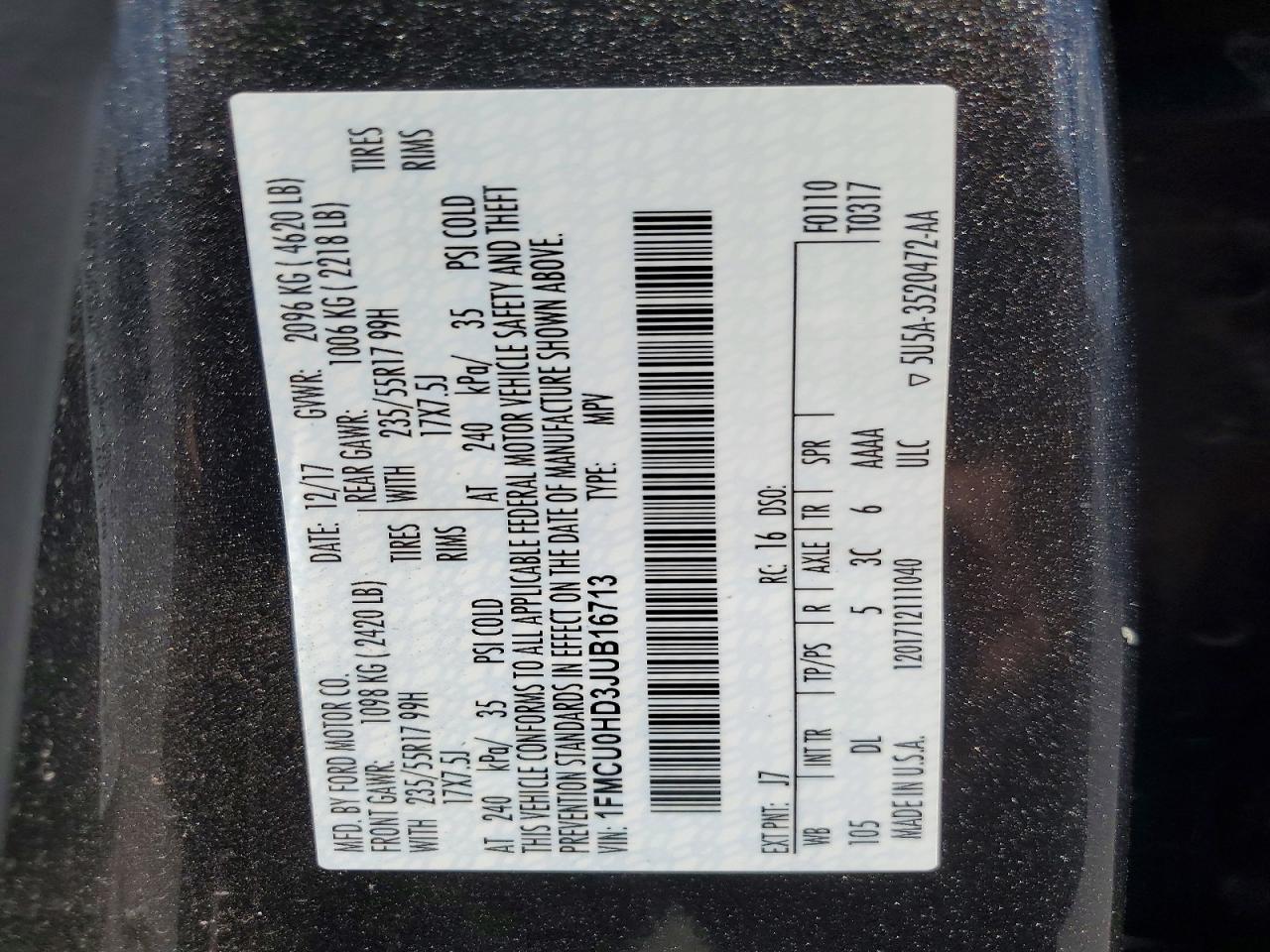 Ford Escape Sel