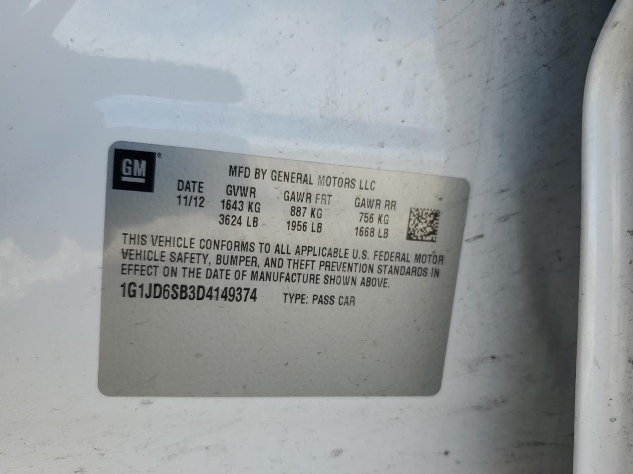 Chevrolet Sonic Lt