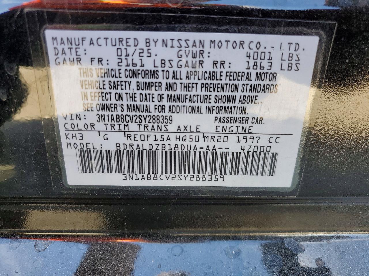 Nissan Sentra Sv